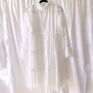 White Smock Dress